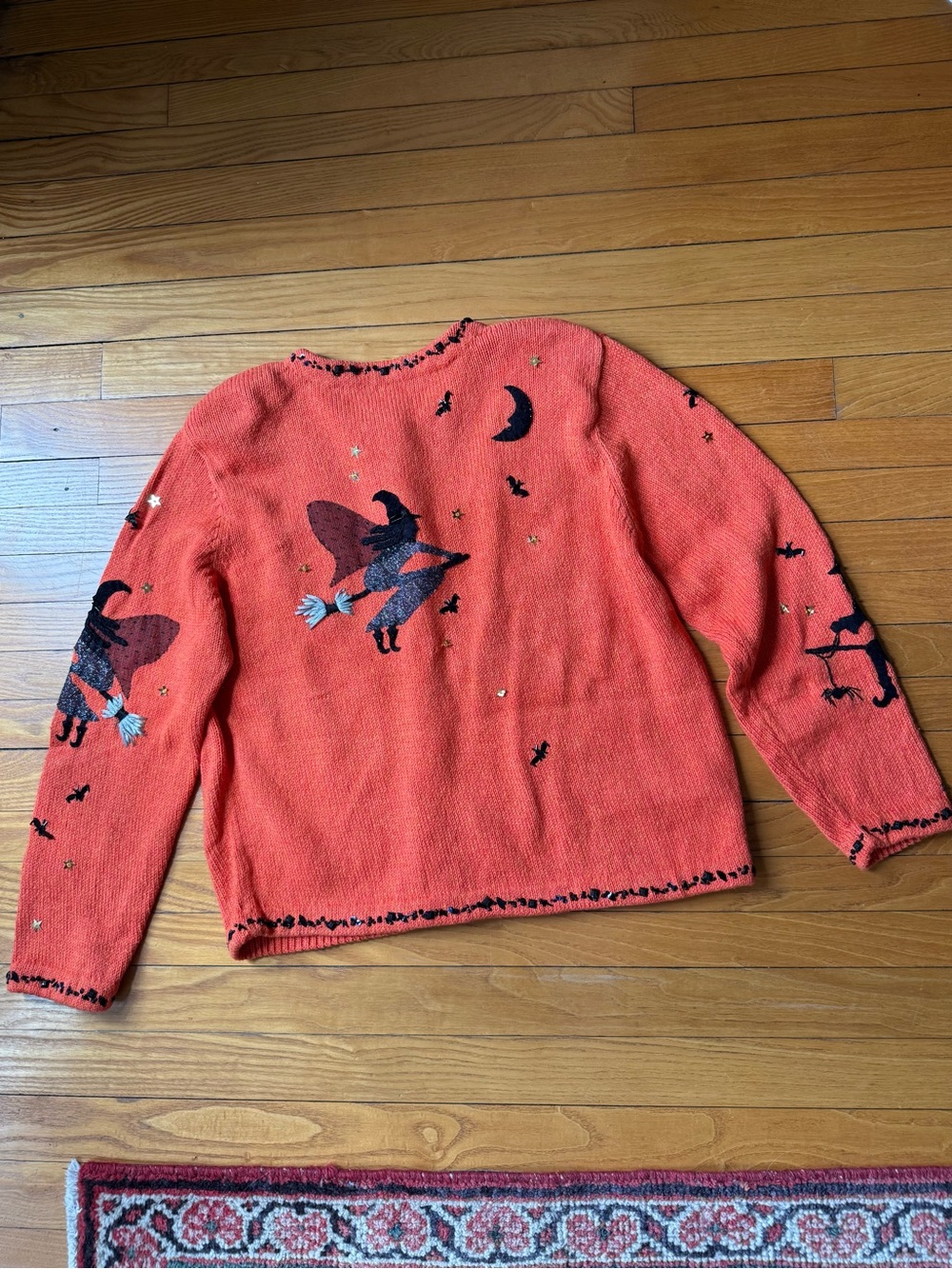 Susan Bristol Y2K Halloween Knit Cardigan - Picture 3 of 6